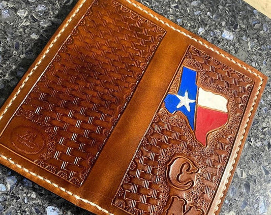 Custom Handmade Texas wallets