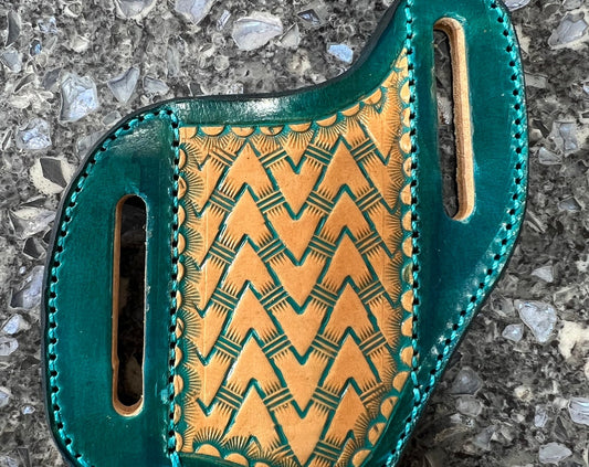 Turquoise Arrowhead knife sheath